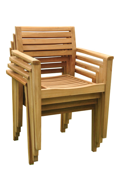 Montana Stacking Arm Dining Chair