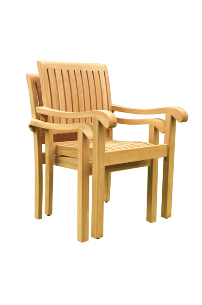 Napa Stacking Arm Dining Chair