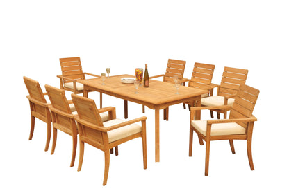 94" Rectangle Table with Algrave Stacking Chairs