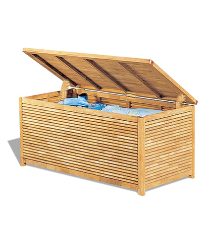 Teak Pool Storage Box