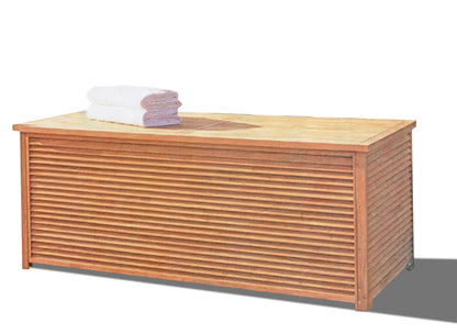 Teak Pool Storage Box