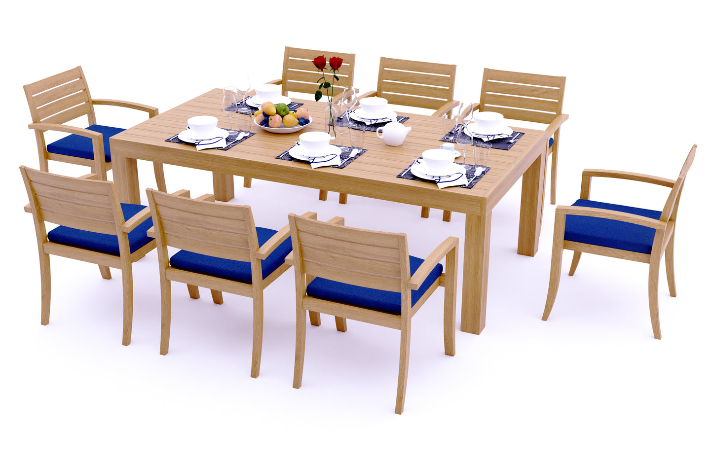 86" Canberra Table with Travota Chairs