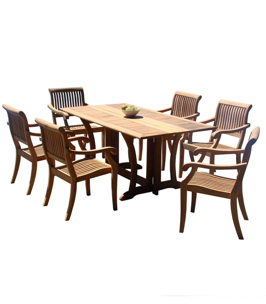 69" Warwick Table with Arbor Arm Chairs