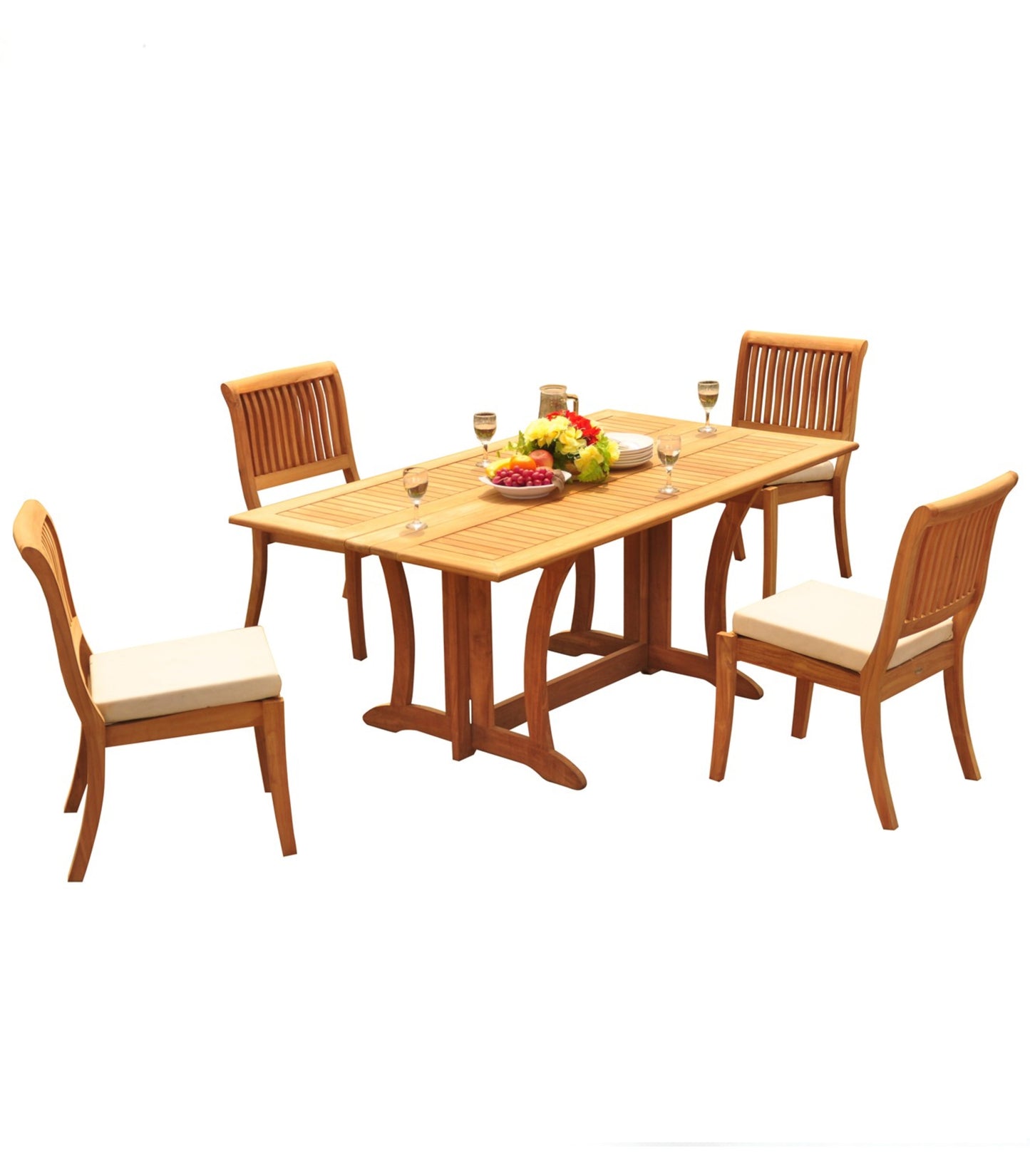 69" Warwick Table with Arbor Armless Chairs