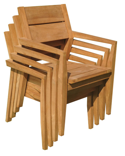 Vellore Stacking Arm Dining Chair